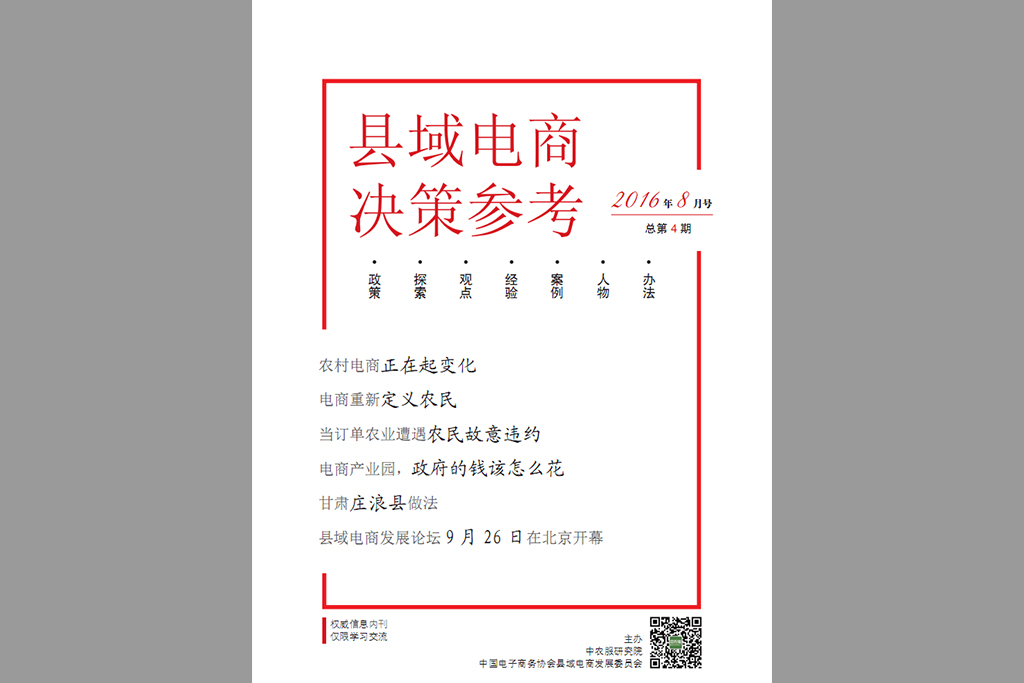 县域电商决策参考 2016年8月号